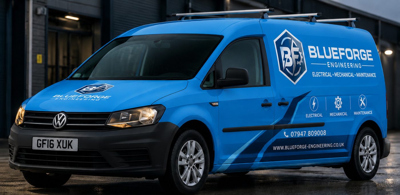 BlueForge Engineering liveried van